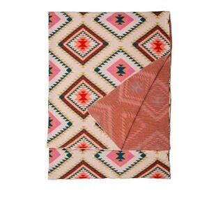 NWT Myra Printomania Aztec Print Throw Blanket 50x60 Cotton Western Cowboy/Girl